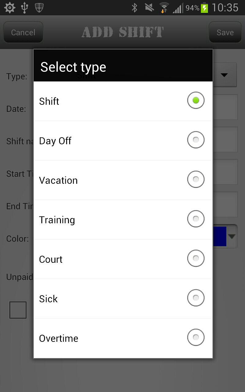 911 Shifts - Scheduling App